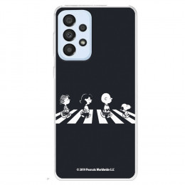 Funda para Samsung Galaxy A33 5G Oficial de Peanuts Personajes Beatles - Snoopy