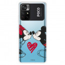 Xiaomi Pouzdro pro Poco M4 Pro 5G Oficiální Disney Mickey a Minnie Kiss - Disney Classics