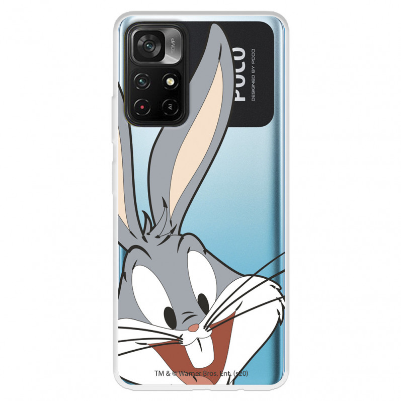 Xiaomi Pouzdro pro Poco M4 Pro 5G Official Warner Bros Bugs Bunny Silhouette Transparent - Looney Tunes