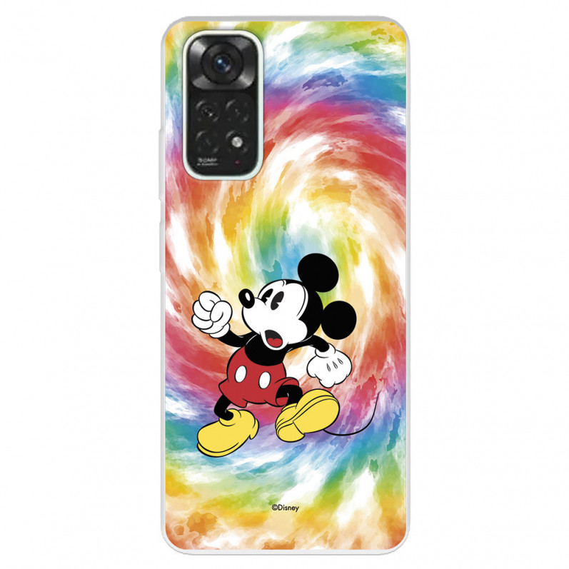 Funda para Xiaomi Redmi Note 11 Pro 5G Oficial de Disney Mickey Mickey Tye Die - Clásicos Disney