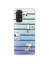 Funda para Xiaomi Redmi Note 11 Pro 5G Oficial de Peanuts Snoopy rayas - Snoopy