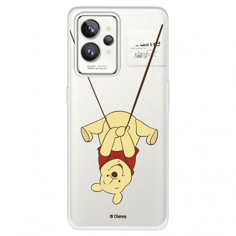 Funda para Realme GT 2 Pro Oficial de Disney Winnie  Columpio - Winnie The Pooh