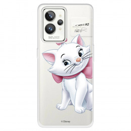 Funda para Realme GT 2 Pro Oficial de Disney Marie Silueta - Los Aristogatos