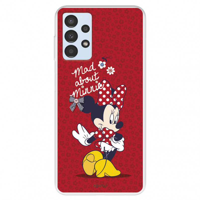 Funda para Samsung Galaxy A13 4G Oficial de Disney Minnie Mad About - Clásicos Disney