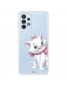 Funda para Samsung Galaxy A13 4G Oficial de Disney Marie Silueta - Los Aristogatos