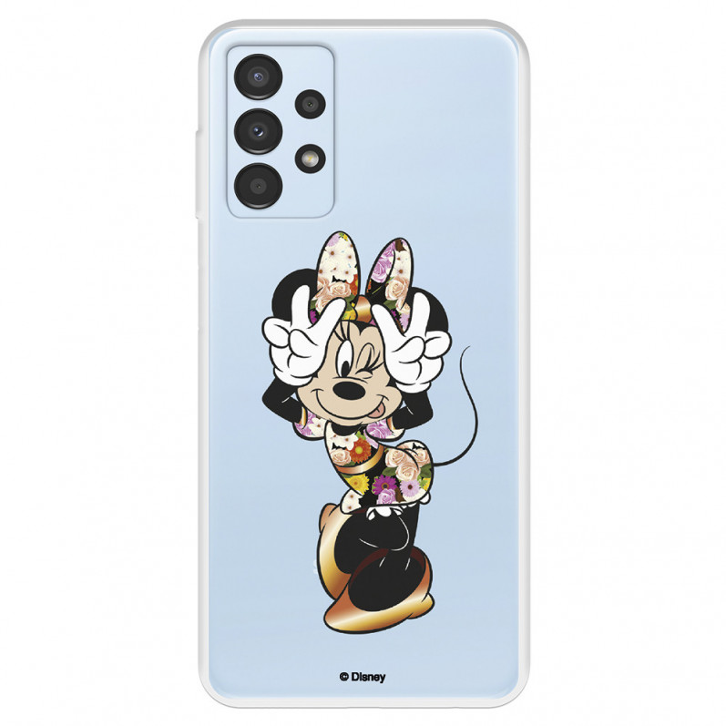 Funda para Samsung Galaxy A13 4G Oficial de Disney Minnie Posando - Clásicos Disney