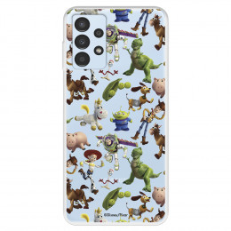 Funda para Samsung Galaxy A13 4G Oficial de Disney Muñecos Toy Story Siluetas - Toy Story