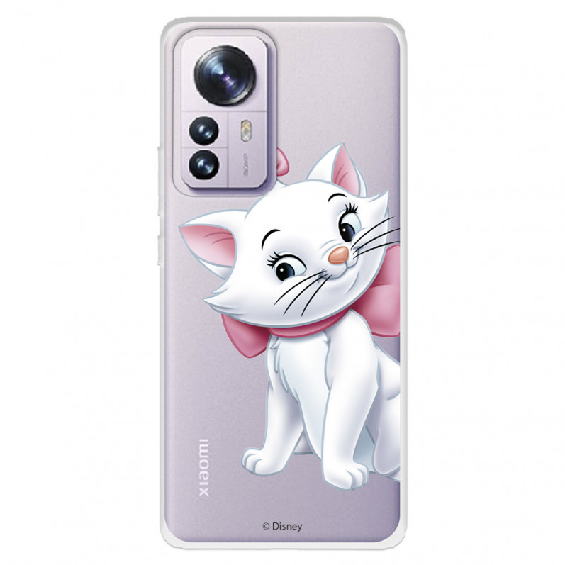 Funda para Xiaomi 12X Oficial de Disney Marie Silueta - Los Aristogatos