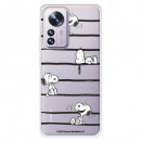 Funda para Xiaomi 12X Oficial de Peanuts Snoopy rayas - Snoopy