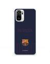 Xiaomi Barcelona Barsa Blue Background Pouzdro pro Redmi Note 10 - Oficiální licence FC Barcelona