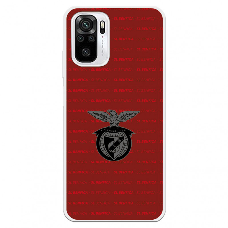 Xiaomi Pouzdro pro Redmi Note 10 Garnet Background Shield - Oficiální licence Benfica