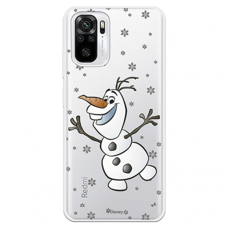 Xiaomi Pouzdro pro Redmi Note 10 Official Disney Olaf Transparent - Frozen