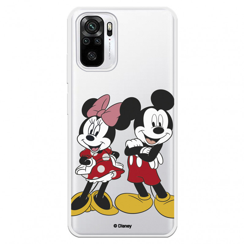 Xiaomi Pouzdro pro Redmi Note 10 Oficiální Disney Mickey a Minnie v póze - Disney Classics