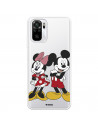 Xiaomi Pouzdro pro Redmi Note 10 Oficiální Disney Mickey a Minnie v póze - Disney Classics