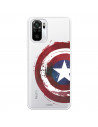 Xiaomi Pouzdro pro Redmi Note 10 Official Marvel Captain America Transparent Shield - Marvel