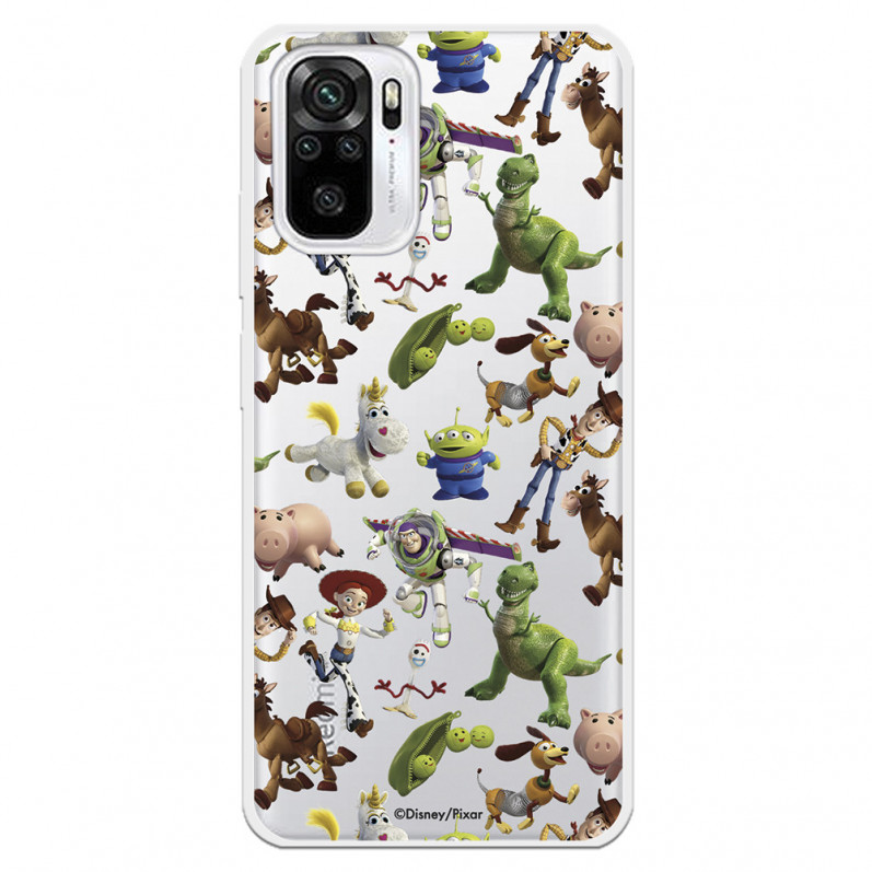 Xiaomi Pouzdro pro Redmi Note 10 Oficiální siluety panenek Disney Toy Story - Toy Story