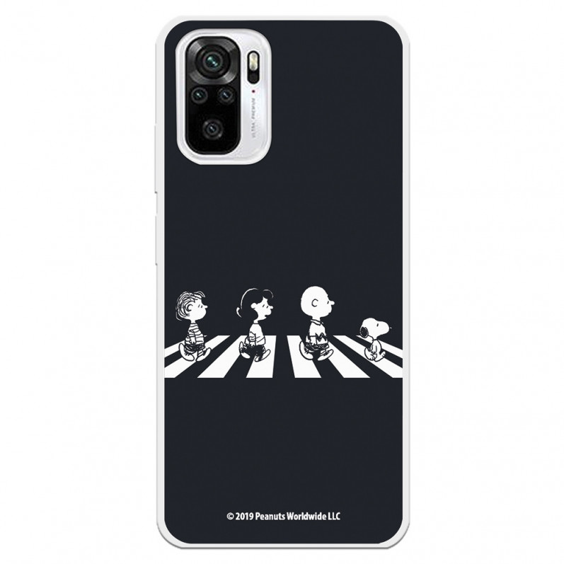 Xiaomi Pouzdro pro Redmi Note 10 Oficiální postavičky Peanuts Beatles - Snoopy