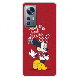 Funda para Xiaomi 12 Pro Oficial de Disney Minnie Mad About - Clásicos Disney