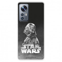 Funda para Xiaomi 12 Pro Oficial de Star Wars Darth Vader Fondo negro - Star Wars