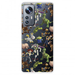 Funda para Xiaomi 12 Pro Oficial de Disney Muñecos Toy Story Siluetas - Toy Story