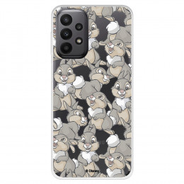 Funda para Samsung Galaxy A23 5G Oficial de Disney Tambor Patrones - Bambi