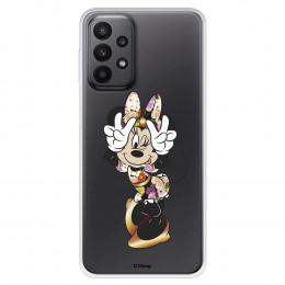 Funda para Samsung Galaxy A23 5G Oficial de Disney Minnie Posando - Clásicos Disney