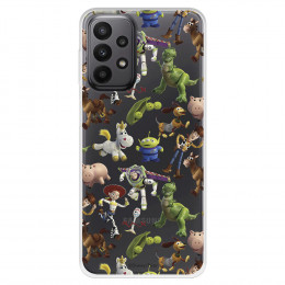 Funda para Samsung Galaxy A23 5G Oficial de Disney Muñecos Toy Story Siluetas - Toy Story