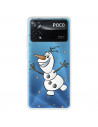 Funda para Xiaomi Poco X4 Pro Oficial de Disney Olaf Transparente - Frozen