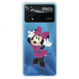 Funda para Xiaomi Poco X4 Pro Oficial de Disney Minnie Rosa - Clásicos Disney