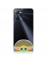 Funda para Realme C35 Oficial de Star Wars Baby Yoda Sonrisas - The Mandalorian