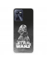 Funda para Realme C35 Oficial de Star Wars Darth Vader Fondo negro - Star Wars