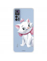 Funda para TCL 30 5G Oficial de Disney Marie Silueta - Los Aristogatos