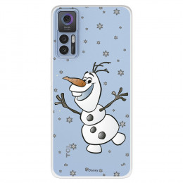 Funda para TCL 30 5G Oficial de Disney Olaf Transparente - Frozen