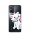 Funda para OPPO A76 Oficial de Disney Marie Silueta - Los Aristogatos