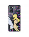 Funda para Realme 9i Oficial de Disney Campanilla Flores - Peter Pan