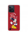 Funda para Realme C31 Oficial de Disney Minnie Mad About - Clásicos Disney