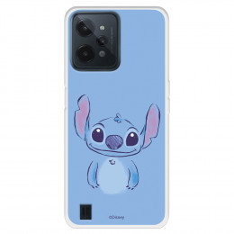 Funda para Realme C31 Oficial de Disney Stitch Azul - Lilo & Stitch