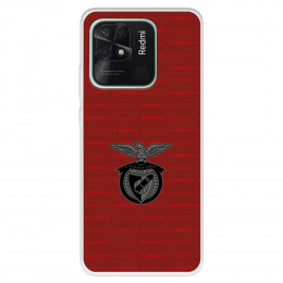 Funda para Xiaomi Redmi 10C del Escudo Fondo Granate  - Licencia Oficial Benfica