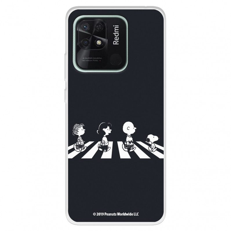 Funda para Xiaomi Redmi 10C Oficial de Peanuts Personajes Beatles - Snoopy