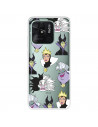 Funda para Xiaomi Redmi 10C Oficial de Disney Villanas Patrón - Villanas Disney