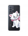 Funda para Vivo V23 Oficial de Disney Marie Silueta - Los Aristogatos