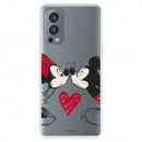 Funda para OnePlus Nord CE 2 Oficial de Disney Mickey y Minnie Beso - Clásicos Disney