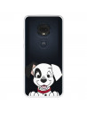 Funda para Motorola Moto G7 Oficial de Disney Cachorro Sonrisa - 101 Dálmatas