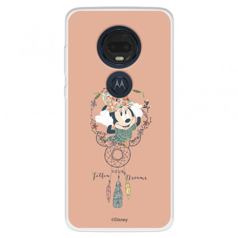 Funda para Motorola Moto G7 Oficial de Disney Minnie Atrapasueños - Clásicos Disney