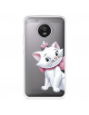 Funda para Motorola Moto G5 Oficial de Disney Marie Silueta - Los Aristogatos