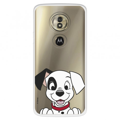 Funda para Motorola Moto G6 Play Oficial de Disney Cachorro Sonrisa - 101 Dálmatas