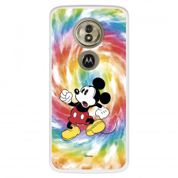 Funda para Motorola Moto G6 Play Oficial de Disney Mickey Mickey Tye Die - Clásicos Disney