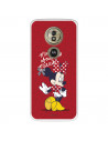 Funda para Motorola Moto G6 Play Oficial de Disney Minnie Mad About - Clásicos Disney