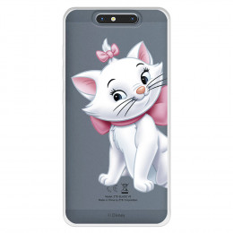 Funda para ZTE Blade V8 Oficial de Disney Marie Silueta - Los Aristogatos