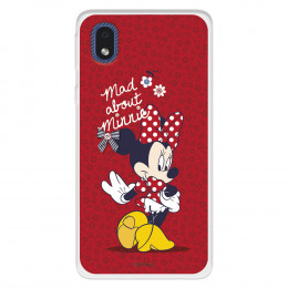 Funda para Samsung Galaxy A3 Oficial de Disney Minnie Mad About - Clásicos Disney